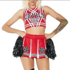 Dolls Kill Satan’s Cheerleader Top
